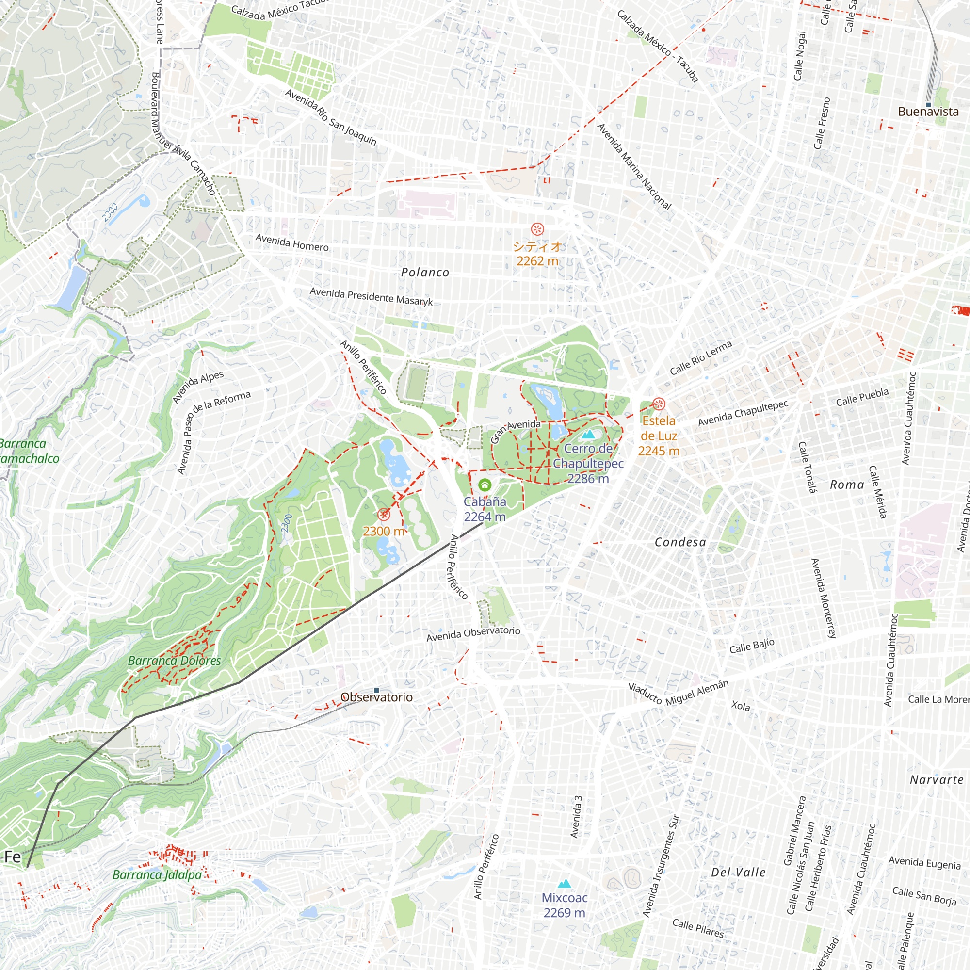 Cabaña map