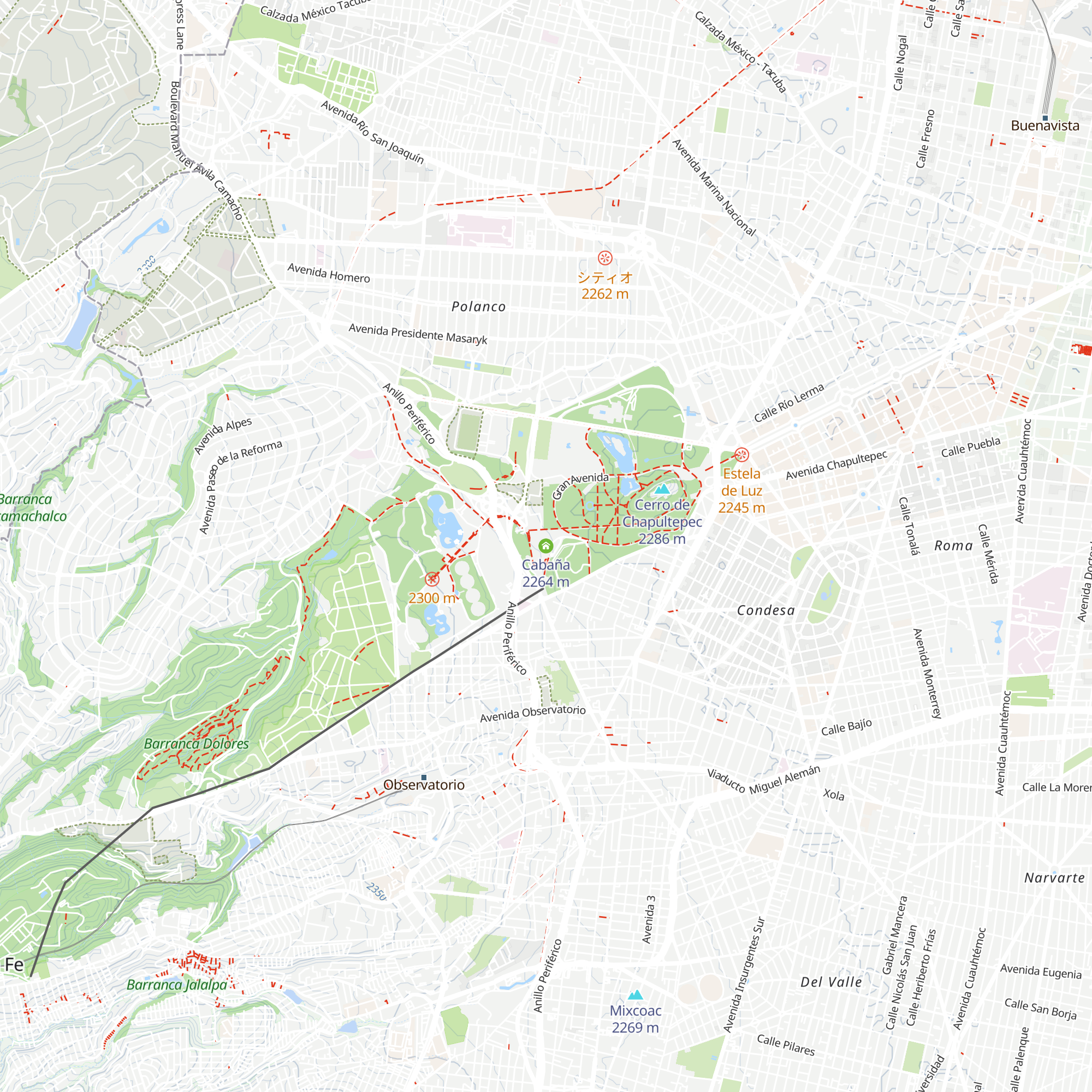 Cabaña map