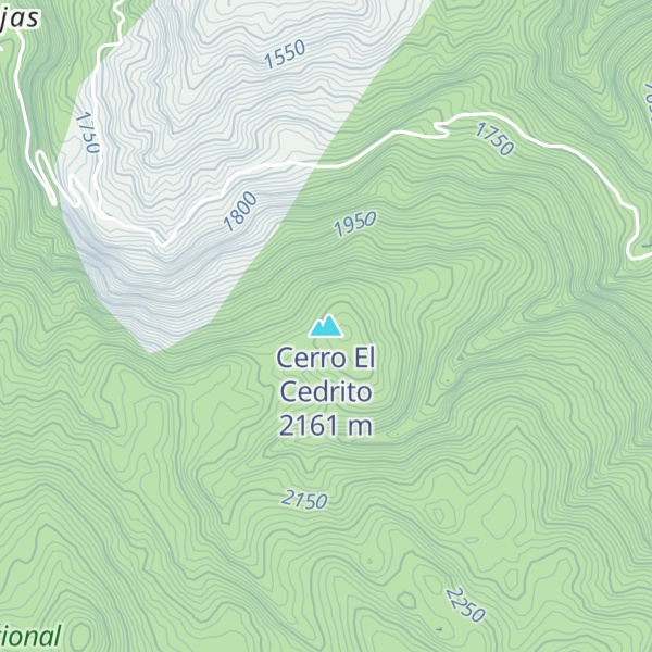 Map of Cerro El Cedrito
