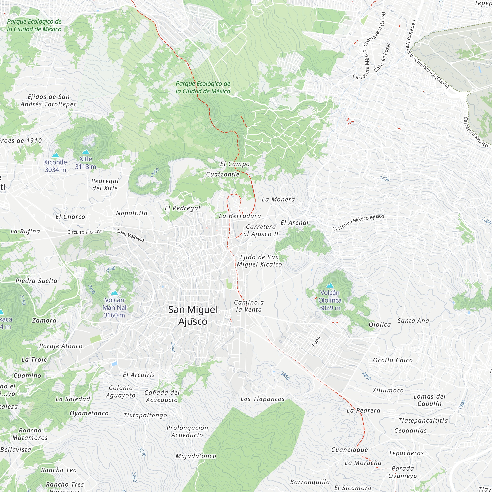 Cabaña Encantada map