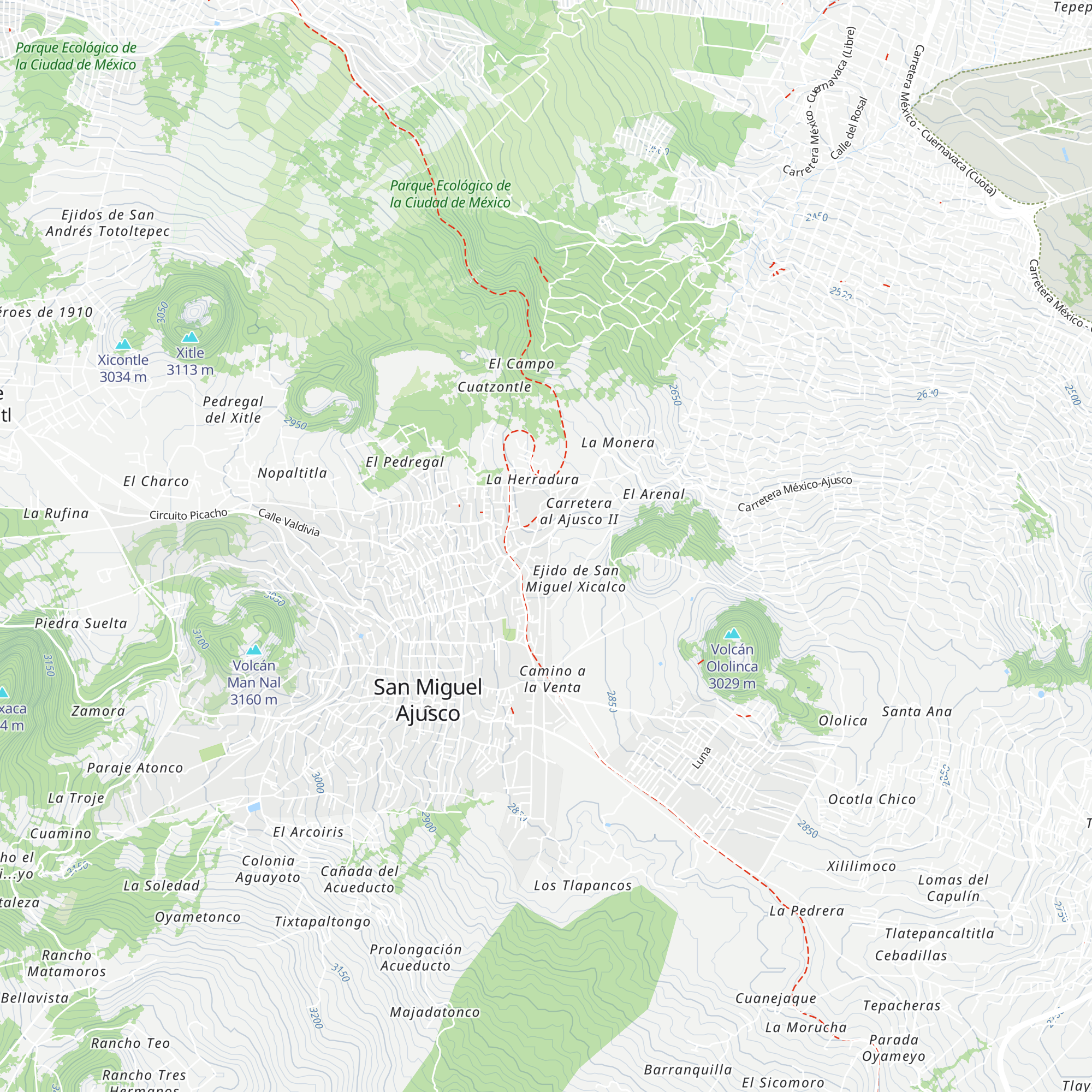 Cabaña Encantada map