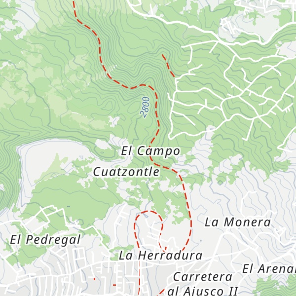Map of Cabaña el Encino
