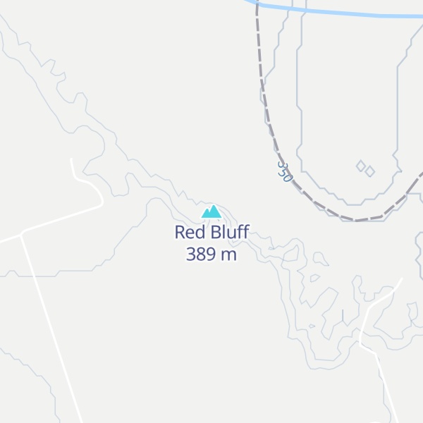 Map of Red Bluff