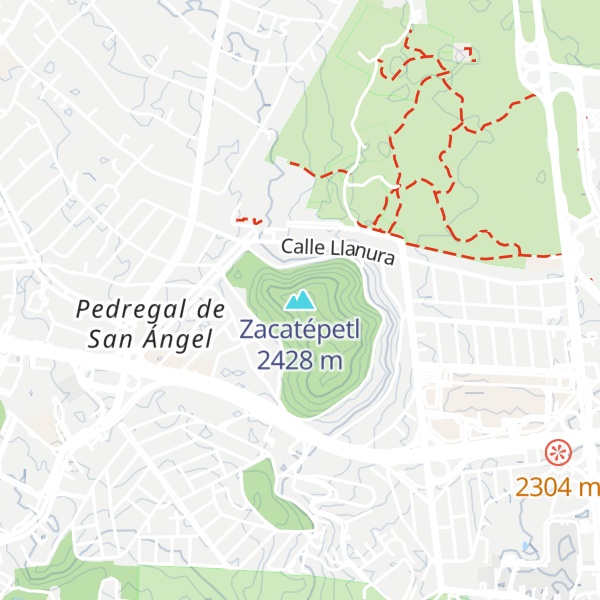 Map of Zacatépetl