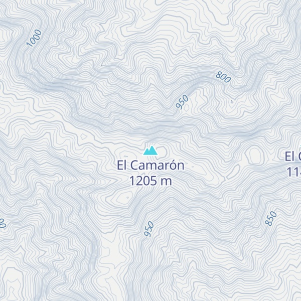 Map of El Camarón