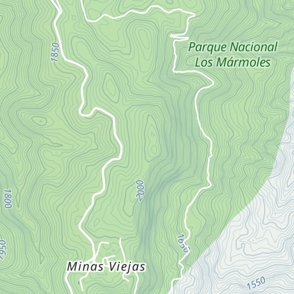 Map of Cerro Grande