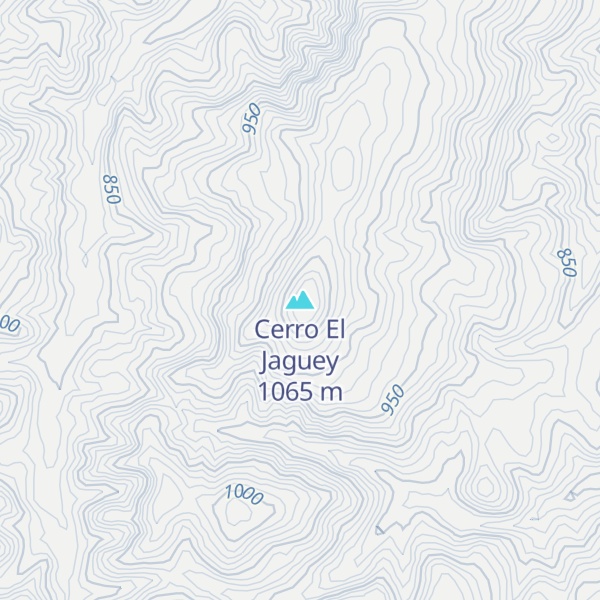 Map of Cerro El Jaguey