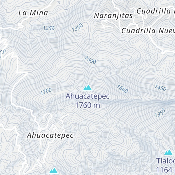 Map of Ahuacatepec