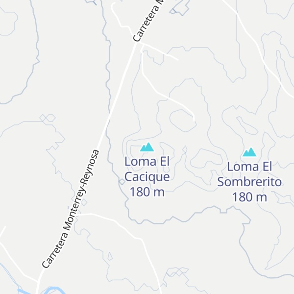 Map of Loma El Cacique