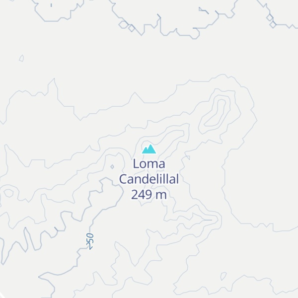 Map of Loma Candelillal