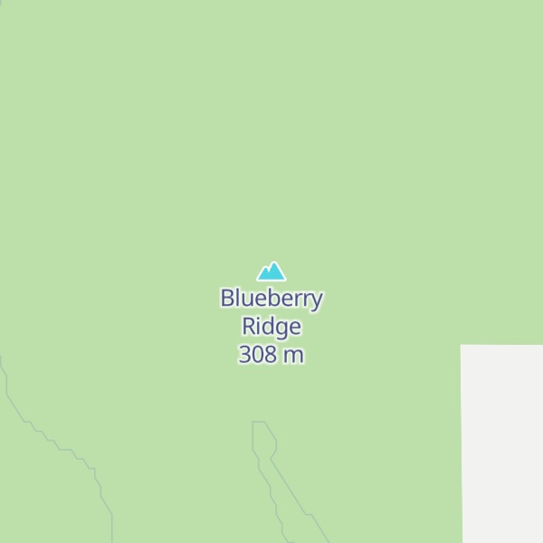 Map of Blueberry Ridge