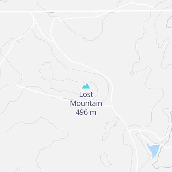 Map of Lost Mountain