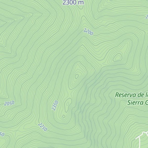 Map of Cerro Los Loredos
