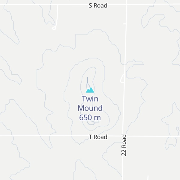 Map of Twin Mound