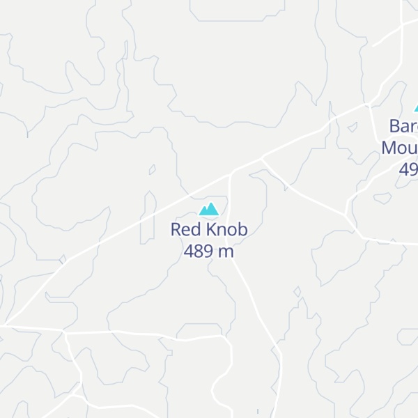 Map of Red Knob