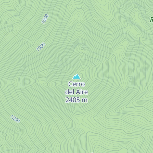 Map of Cerro del Aire