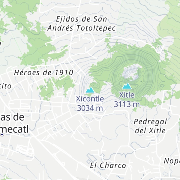 Map of Xicontle