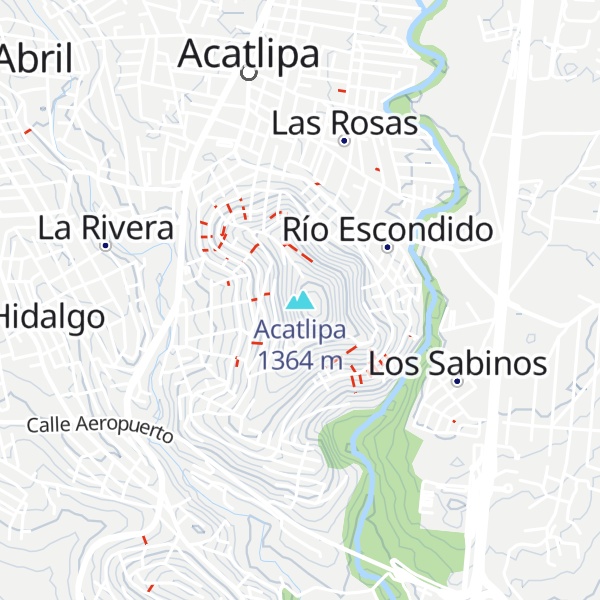 Map of Acatlipa