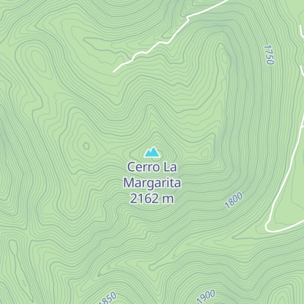 Map of Cerro La Margarita