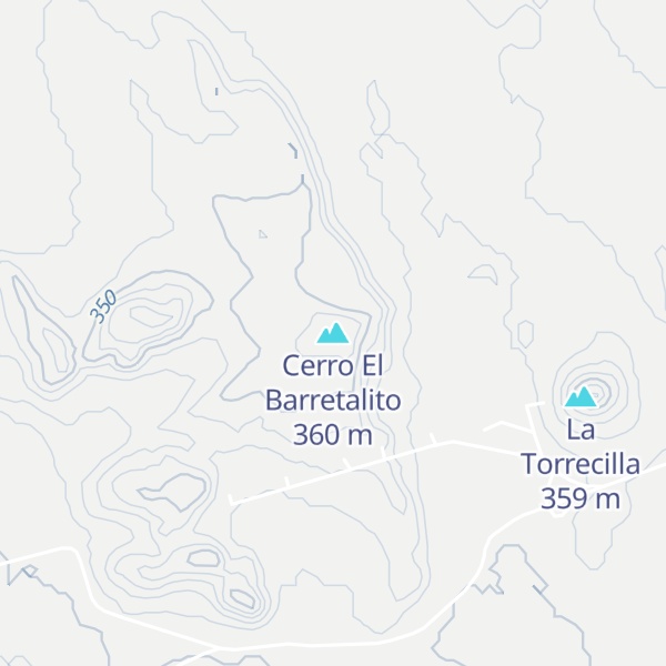 Map of Cerro El Barretalito