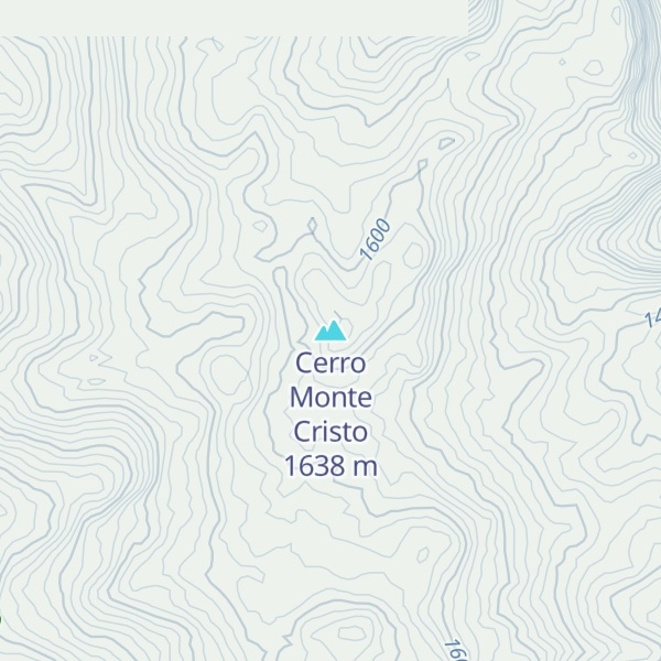 Map of Cerro Monte Cristo