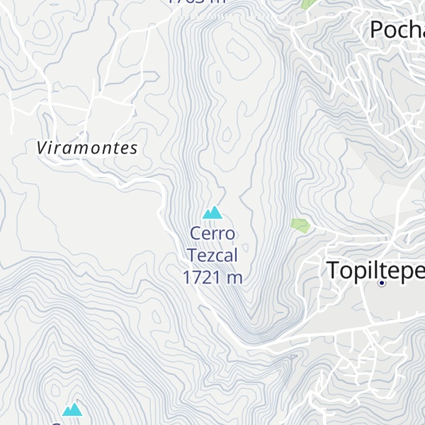 Map of Cerro Tezcal