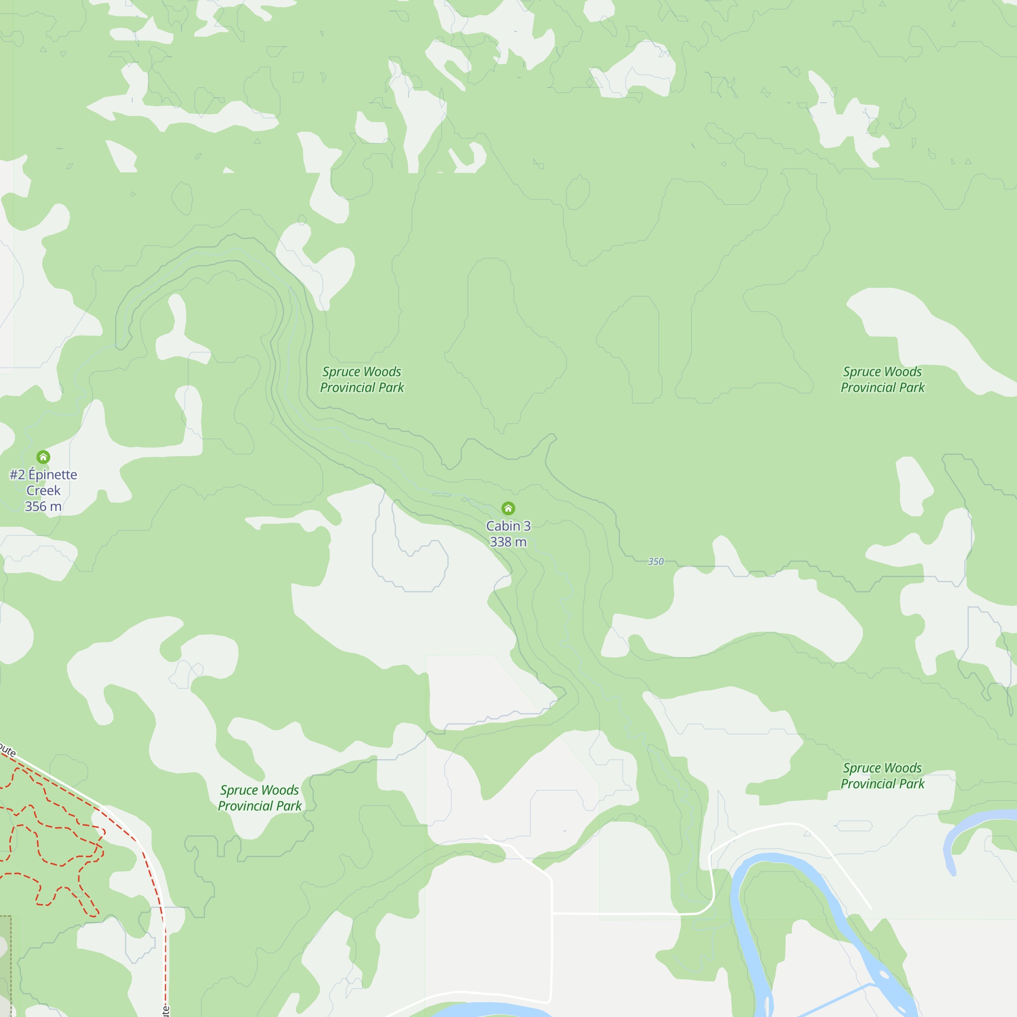 Cabin 3 map