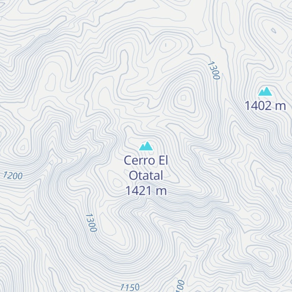 Map of Cerro El Otatal