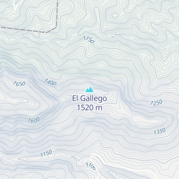 Map of El Gallego