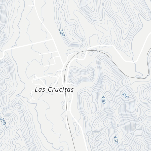 Map of Cerro La Cruz