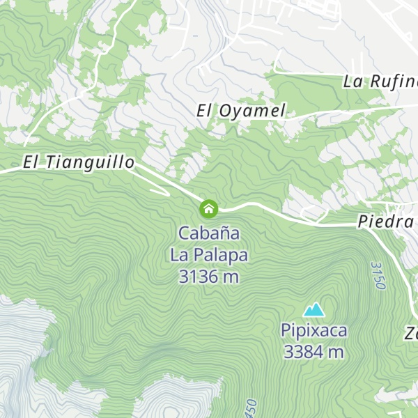 Map of Cabaña La Palapa