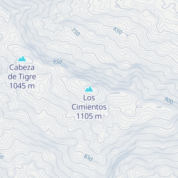 Map of Los Cimientos