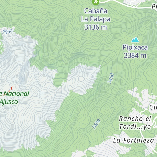 Map of Cerro Santo Tomás