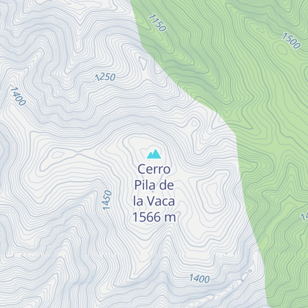 Map of Cerro Pila de la Vaca