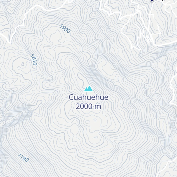 Map of Cuahuehue
