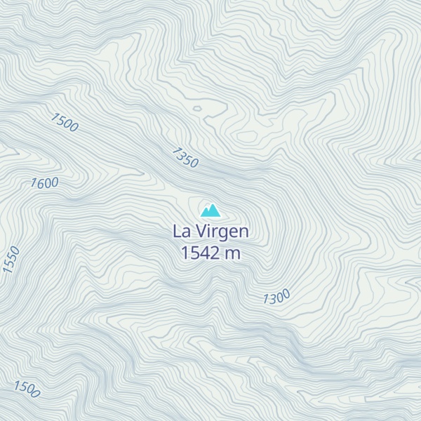 Map of La Virgen
