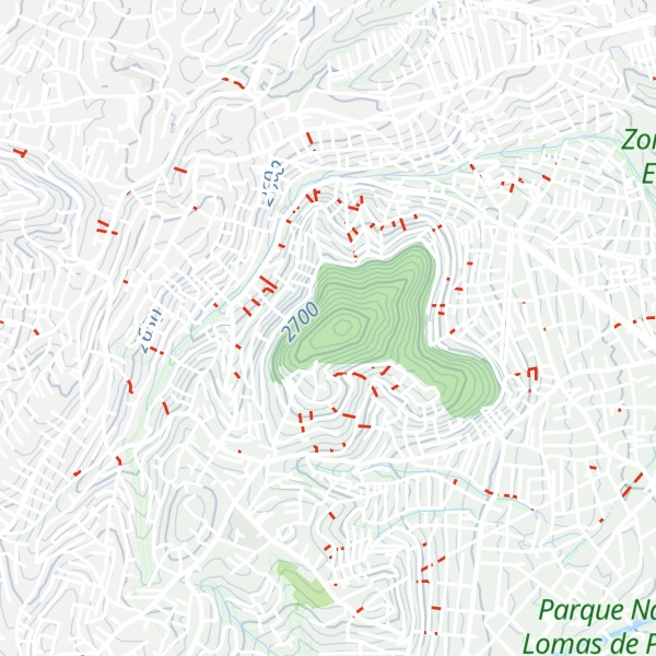 Map of Cerro del Judio