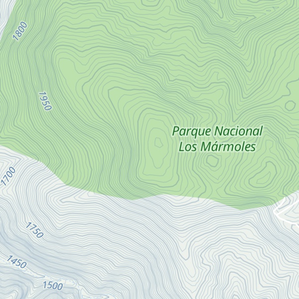Map of Cerro La Sierrita