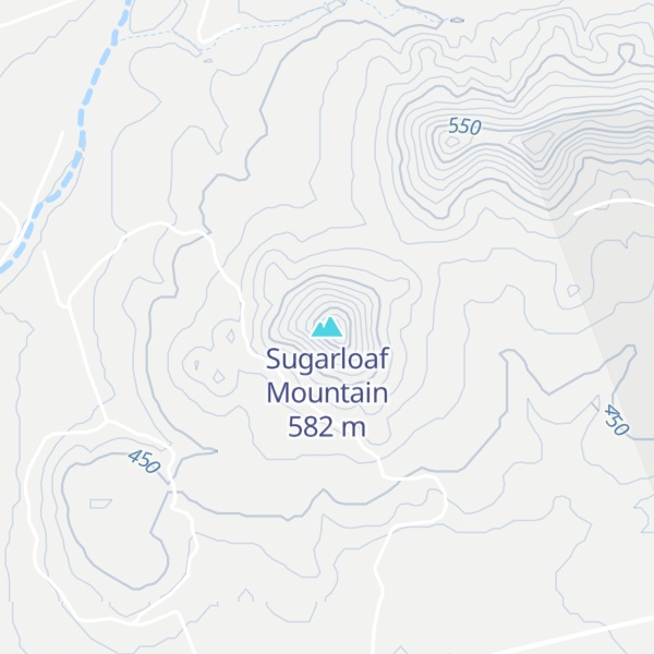 Map of Sugarloaf Mountain