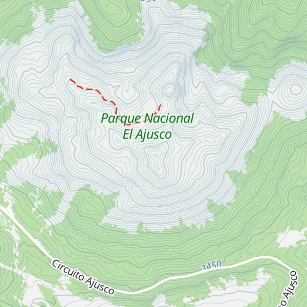 Map of Cerro La Cruz del Marquez