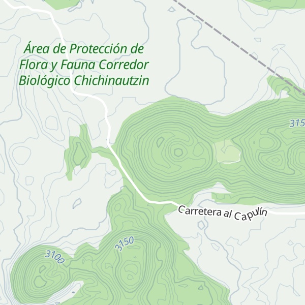 Map of Volcán Raices