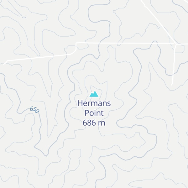 Map of Hermans Point