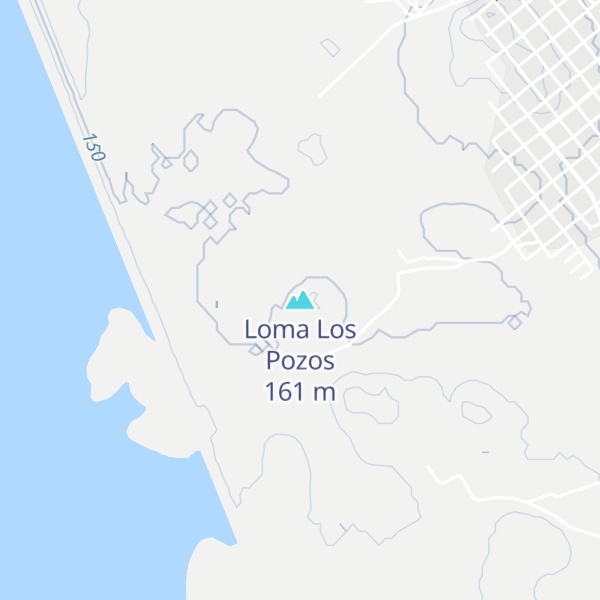 Map of Loma Los Pozos
