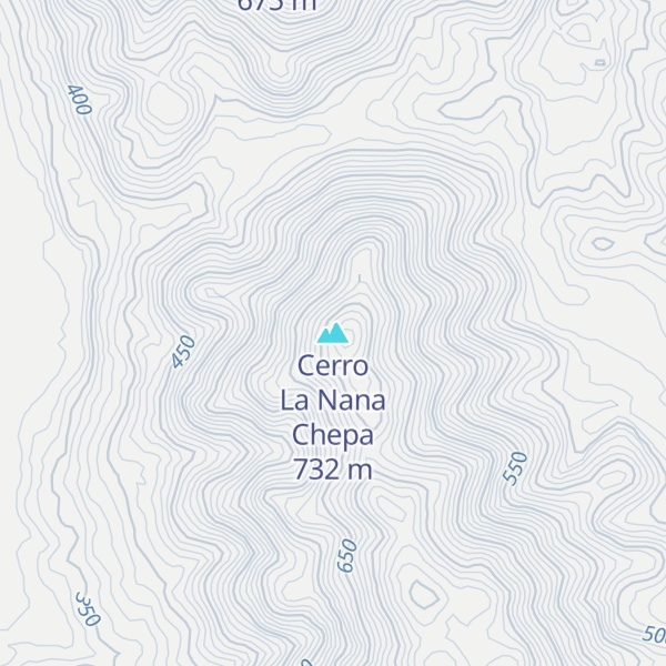 Map of Cerro La Nana Chepa