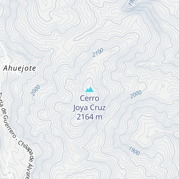 Map of Cerro Joya Cruz