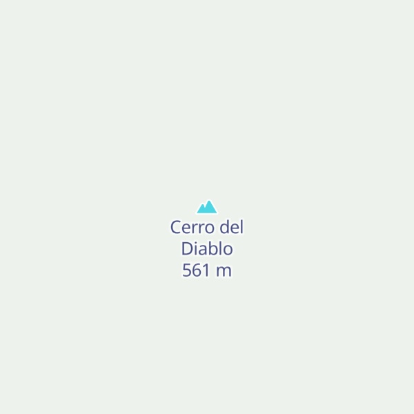 Map of Cerro del Diablo