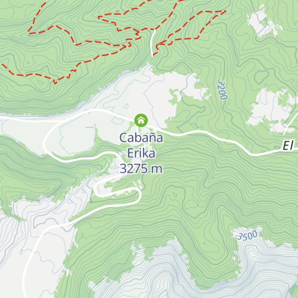 Map of Albergue Alpino Ajusco