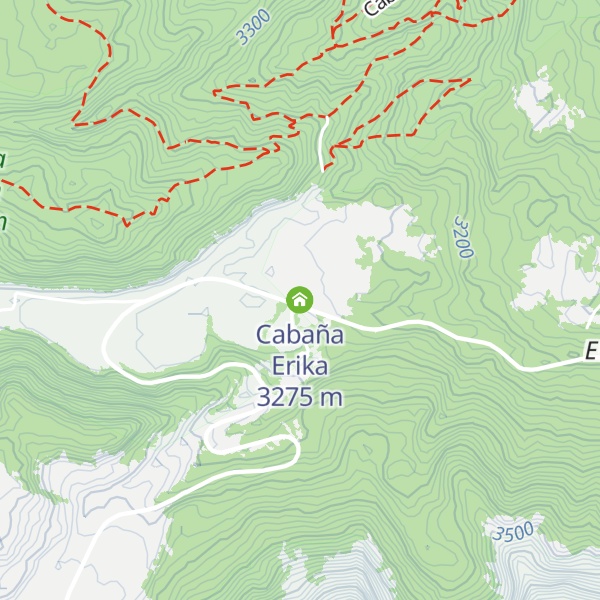 Map of Cabaña Erika
