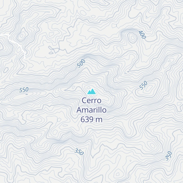Map of Cerro Amarillo