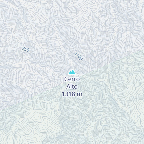 Map of Cerro Alto
